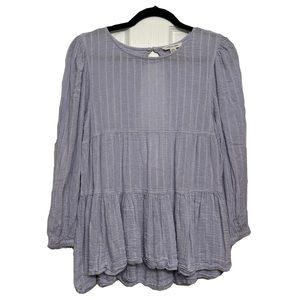 American Eagle Women’s Soft Cotton Blend Lilac Blouse